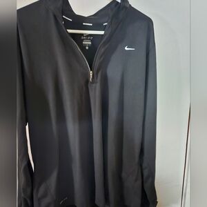 Nike Black Half-Zip Dri-FIT Top